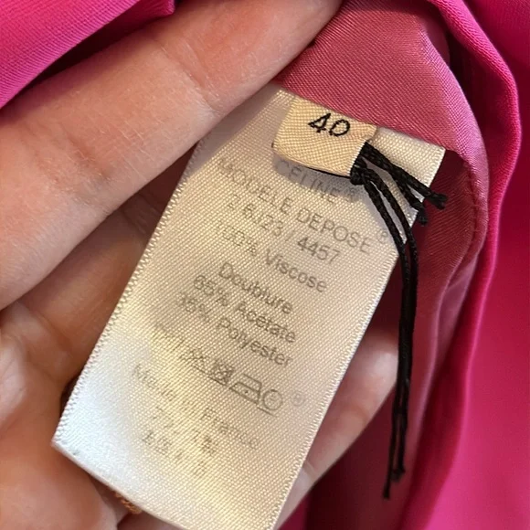 ❌SOLD❌Authentic Celine Hot Pink Shift Dress - Picture 10 of 11